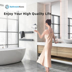 Modern Chrome Toilet Roll Holder Wall Mounted Round Bathroom Accessory