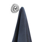 Traditional Chrome Towel Robe Hook Round Bathroom Accessory