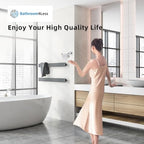 Modern Chrome Toilet Roll Holder Wall Mounted Square Bathroom Accessory