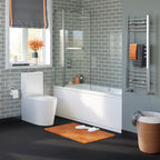 1000mm Pivot Bath Shower Easy Clean Glass Screen Door Panel + Towel Rail
