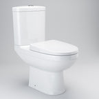 Cloakroom Ceramic Suite Vanity Sink Unit Soft Close + Close Coupled Toilet Set