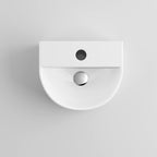 Modern Round Ceramic Small Cloakroom Basin Compact Bathroom Sink CA1005