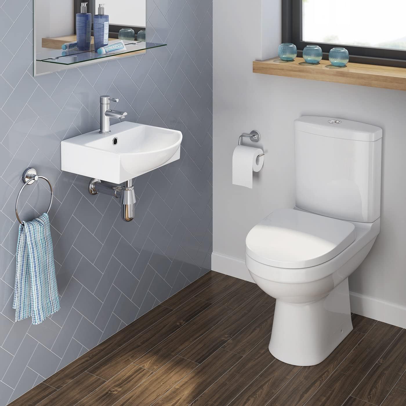 Modern Wall Hung Curved Counter Top Ceramic Wash Basin Sink