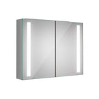 Wall Mount Double Door Illuminated Mirror Cabinet 800mm x 600mm