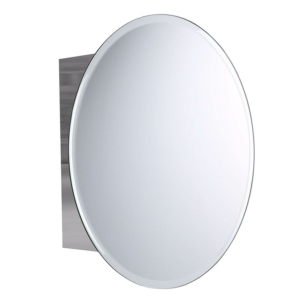 Wall Mount Single Door Non Illuminated Mirror Cabinet - 500mm x 500mm