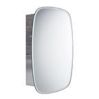 Wall Mount Single Door Non Illuminated Mirror Cabinet - 600mm x 450mm