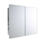 Wall Mount Double Door Non Illuminated Mirror Cabinet - 600mm x 800mm