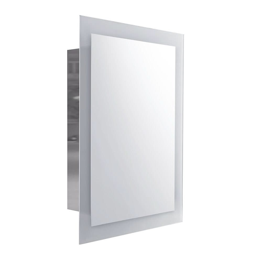 Wall Mount Single Door Non Illuminated Mirror Cabinet - 660mm x 480mm