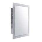 Wall Mount Single Door Non Illuminated Mirror Cabinet - 660mm x 480mm