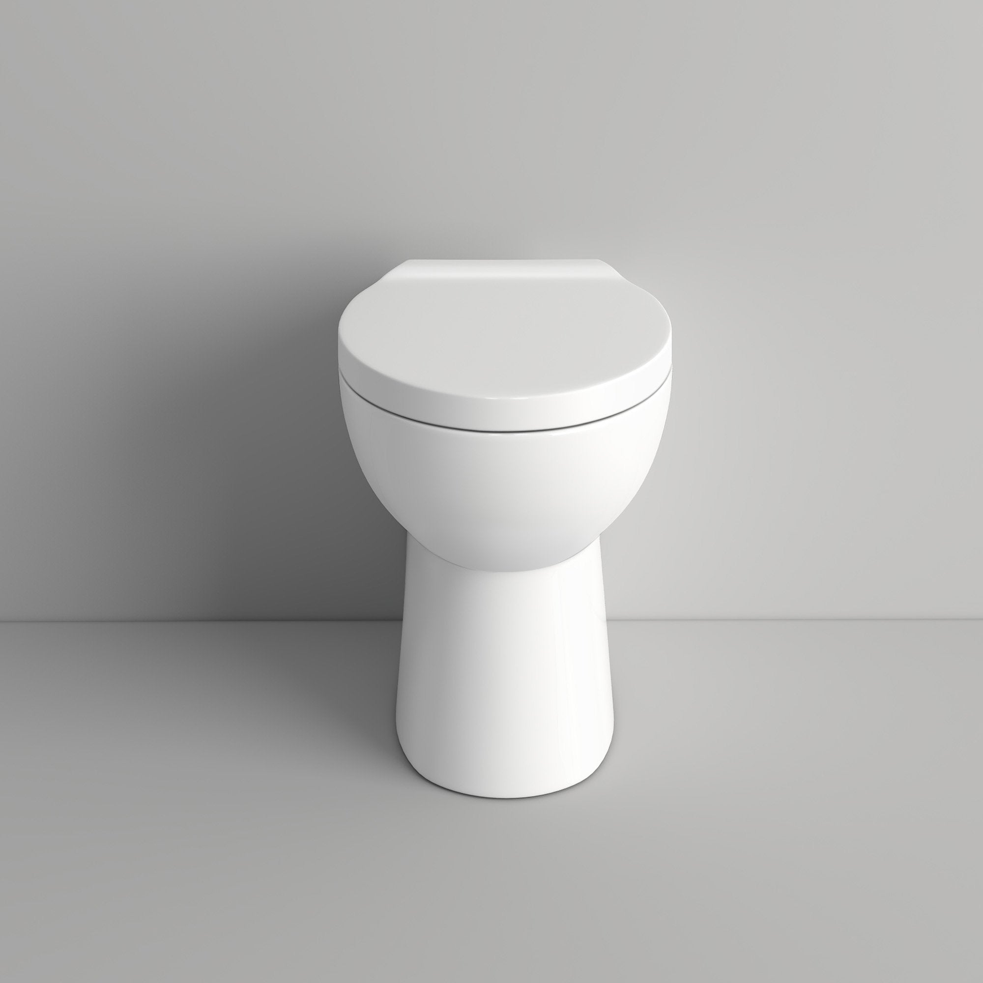1048mm White Gloss Vanity Basin Unit Back to Wall Toilet Furniture Set