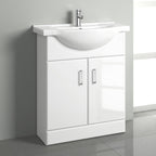 QUARTZ 650 BASIN UNIT HIGH GLOSS WHITE