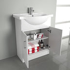 QUARTZ 650 BASIN UNIT HIGH GLOSS WHITE