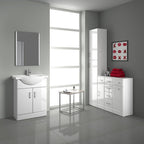 QUARTZ 650 BASIN UNIT HIGH GLOSS WHITE