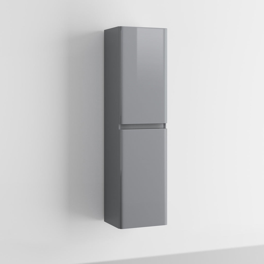 Denver 1400 Tall Cupboard Unit - Grey