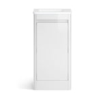 Denver 400 Floor Standing Cloakroom Unit and Basin Right Hand - Grey