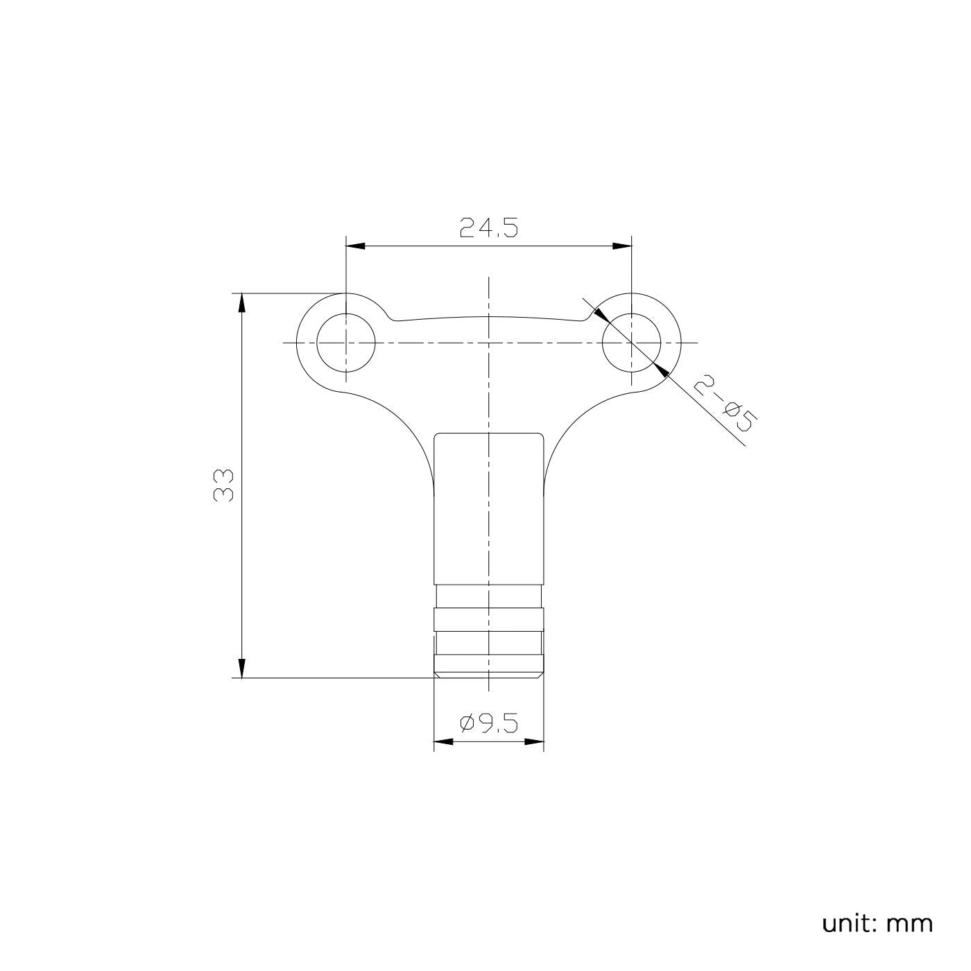 Easy Grip Radiator Bleed Key - Pack of 4 (Brass)