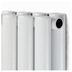 Princia Vertical Double Oval Panel Radiator