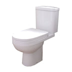 Modern White Close Coupled Toilet with Cistern Soft Close Seat Bathroom WC (SLK630)