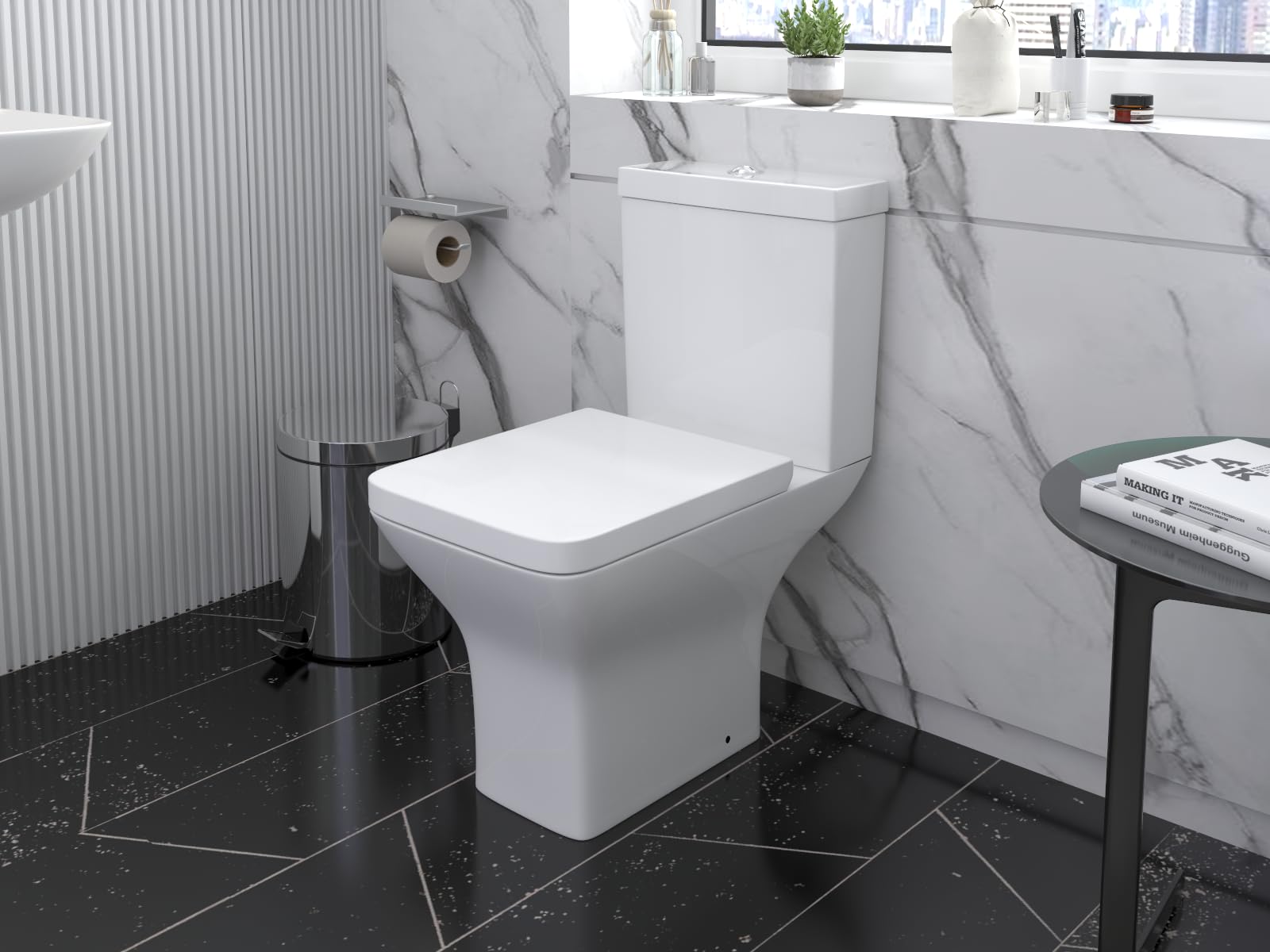 Venice CC Pan, Cistern & Wrapover PP Seat