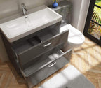 Apollo 2 Drawer Floorstanding Vanity With Basin