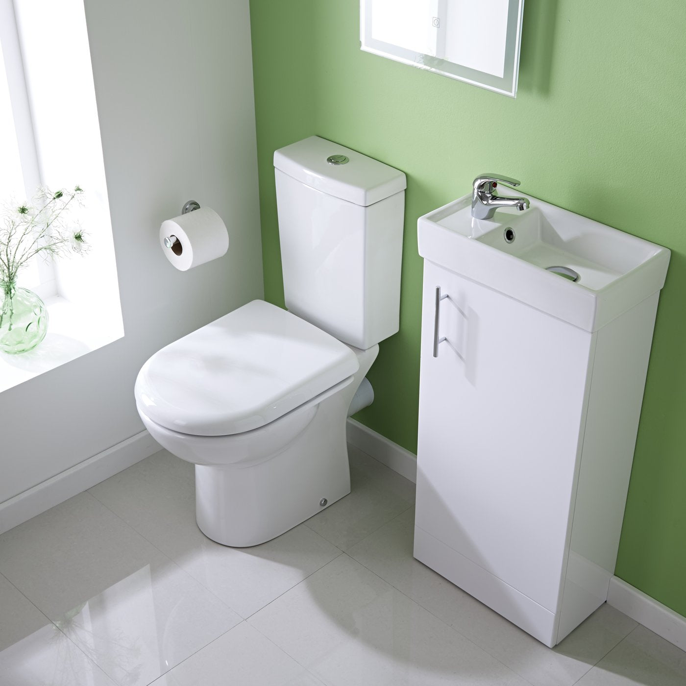 Mini 400 Unit and Basin - White (BB.MIN010)