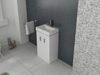 450mm Cloakroom Unit and basin - White (BB.NCLW100)