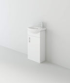 Petite 420mm Unit and basin - white (PET420)