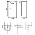 Linx 1300mm Vanity Bathroom Furniture