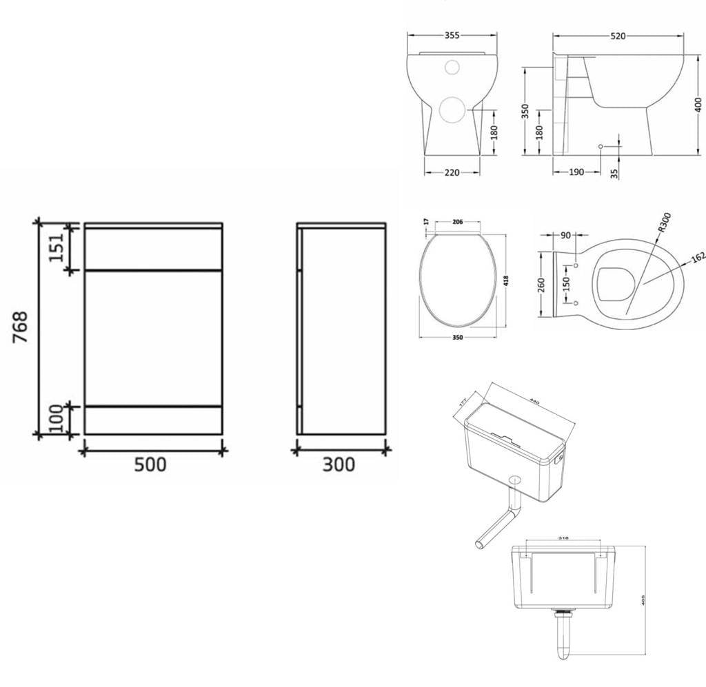 Linx 1400mm Vanity Bathroom Furniture