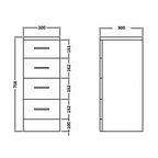 Linx 1350mm Vanity Bathroom Furniture
