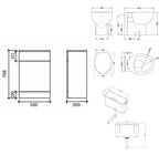 Linx 1350mm Vanity Bathroom Furniture