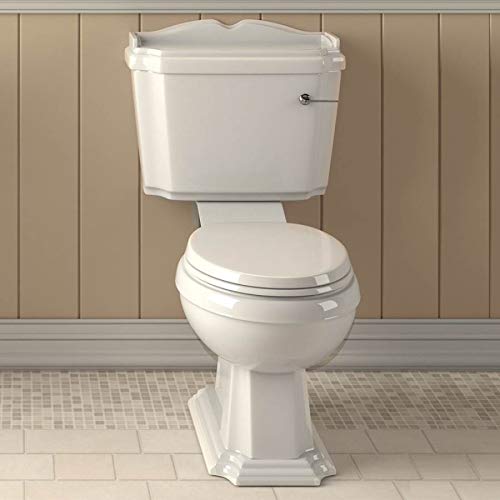 Traditional Toilet Pan and Cistern with Seat Soft Slow Close Design for Bathroom
