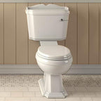 Traditional Toilet Pan and Cistern with Seat Soft Slow Close Design for Bathroom