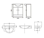 Linx 1400mm Vanity Bathroom Furniture
