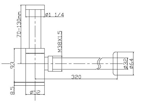 Heavy Duty Bottle Trap Round