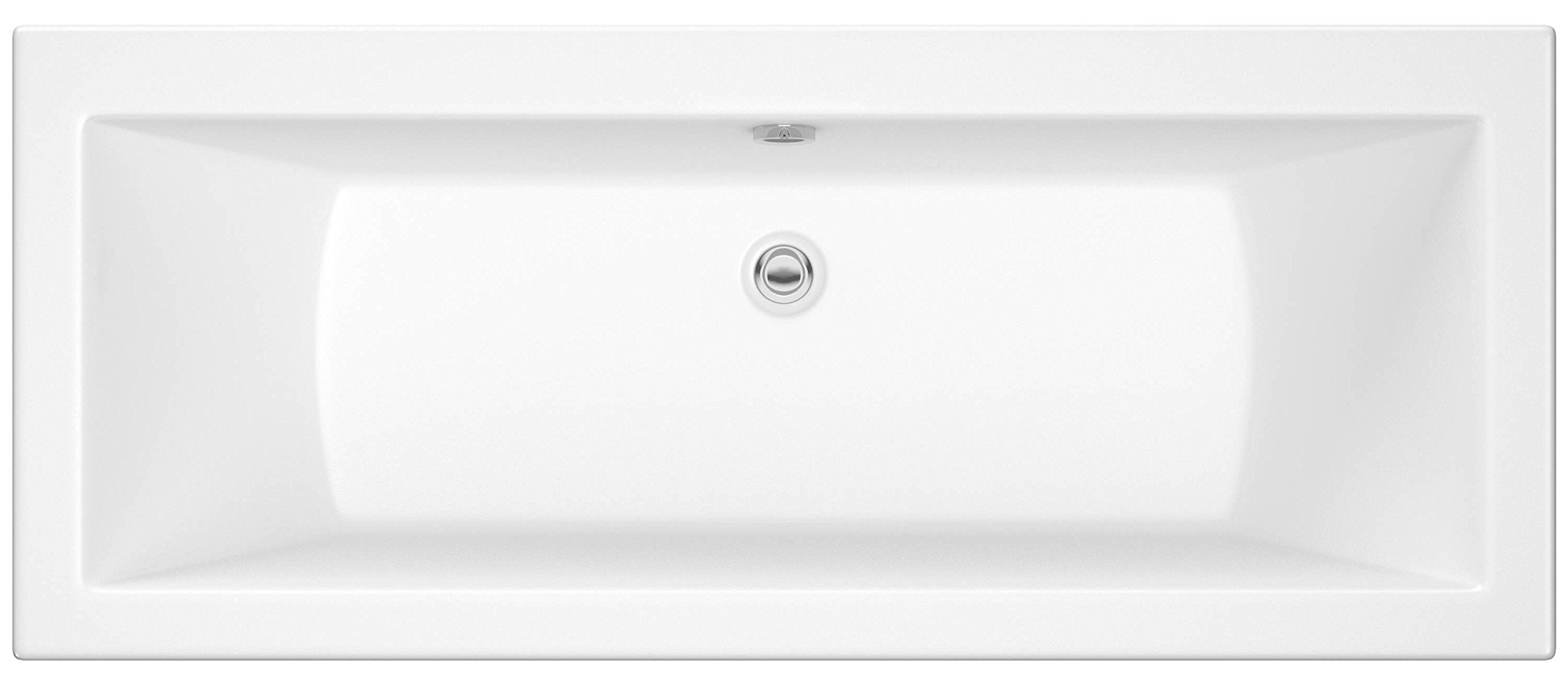Umbro Square Double Ended Bath 1800mm x 800mm