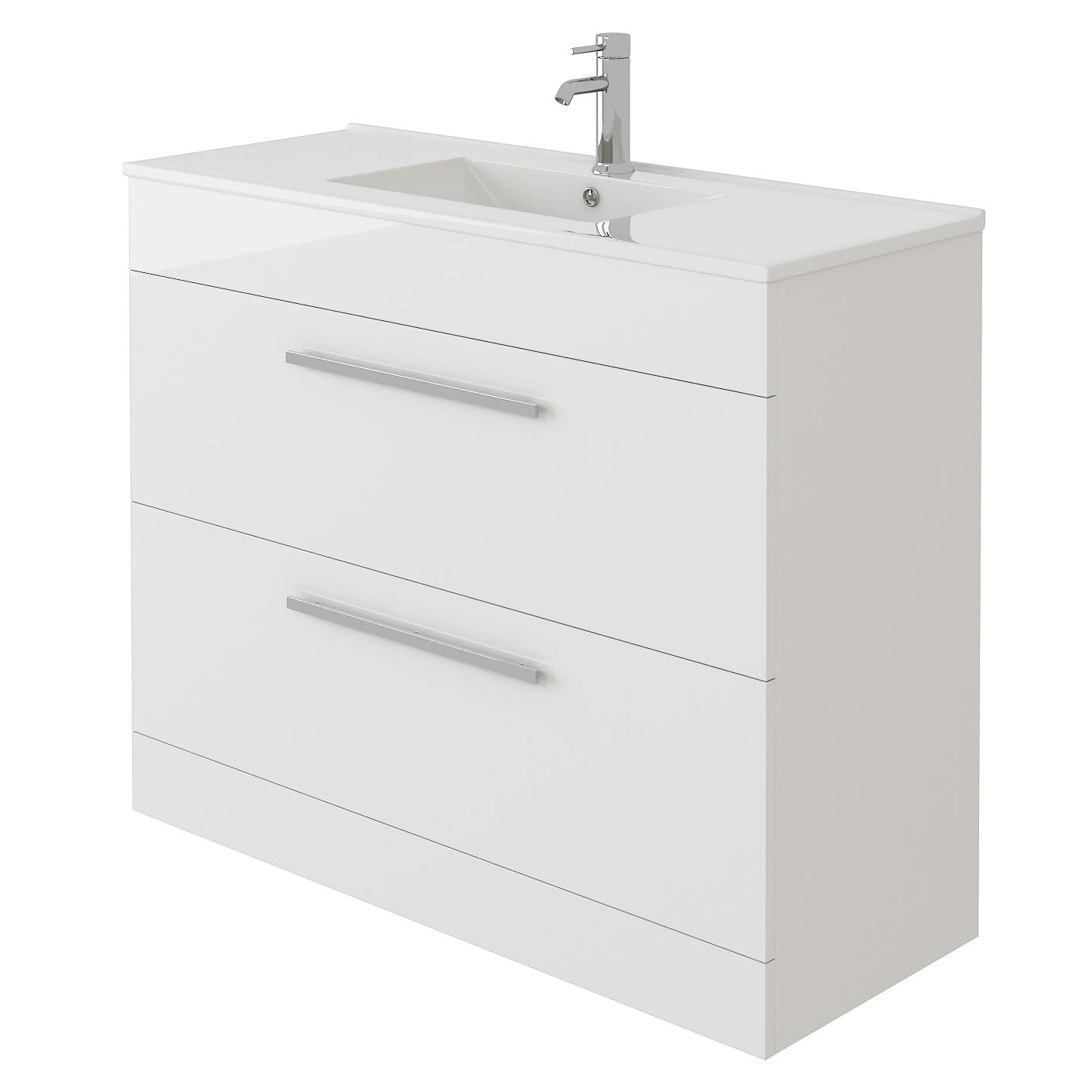 Desire Venus 1000 Mid Edged Basin Unit -2 Storage Section