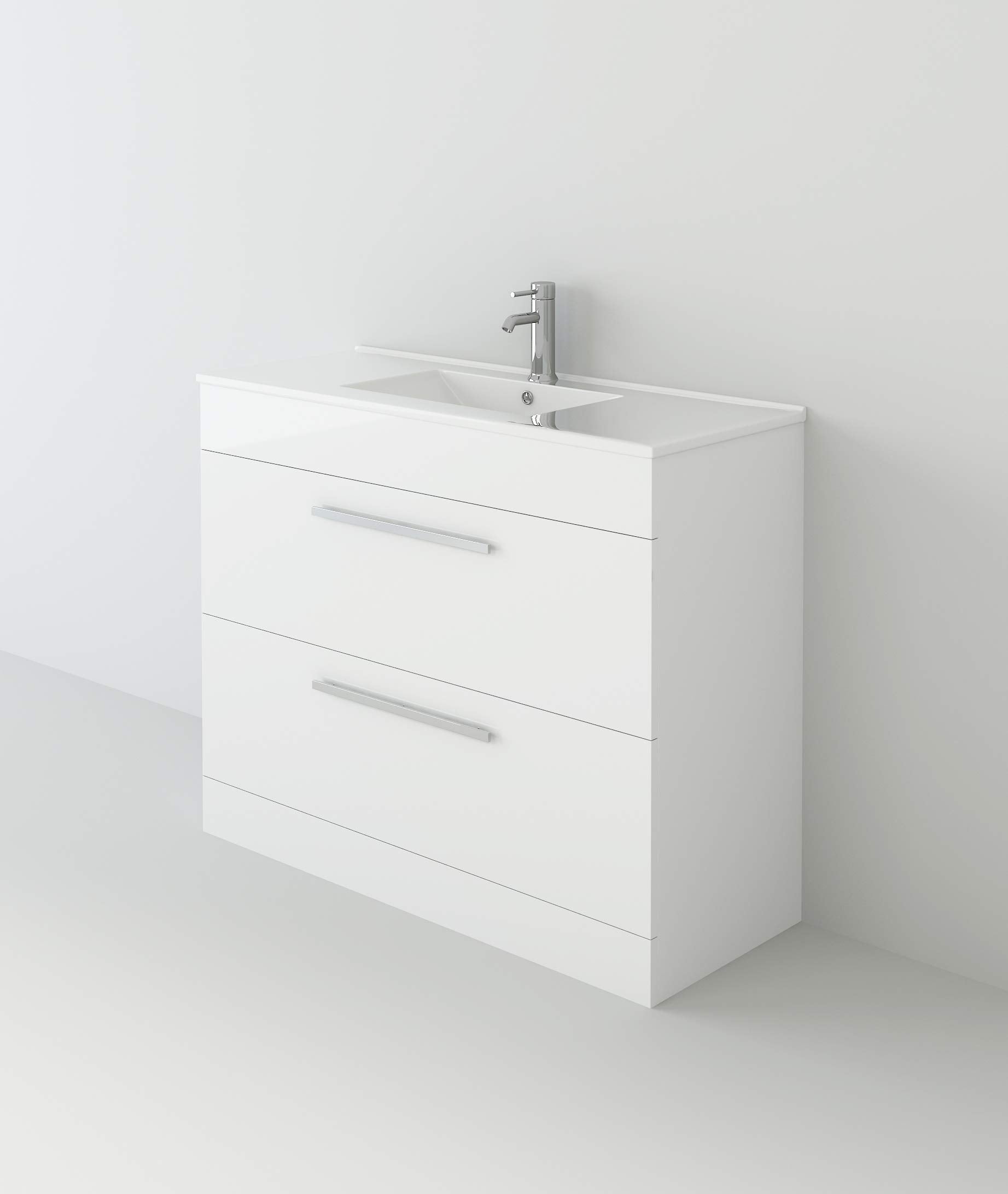 Desire Venus 1000 Mid Edged Basin Unit -2 Storage Section