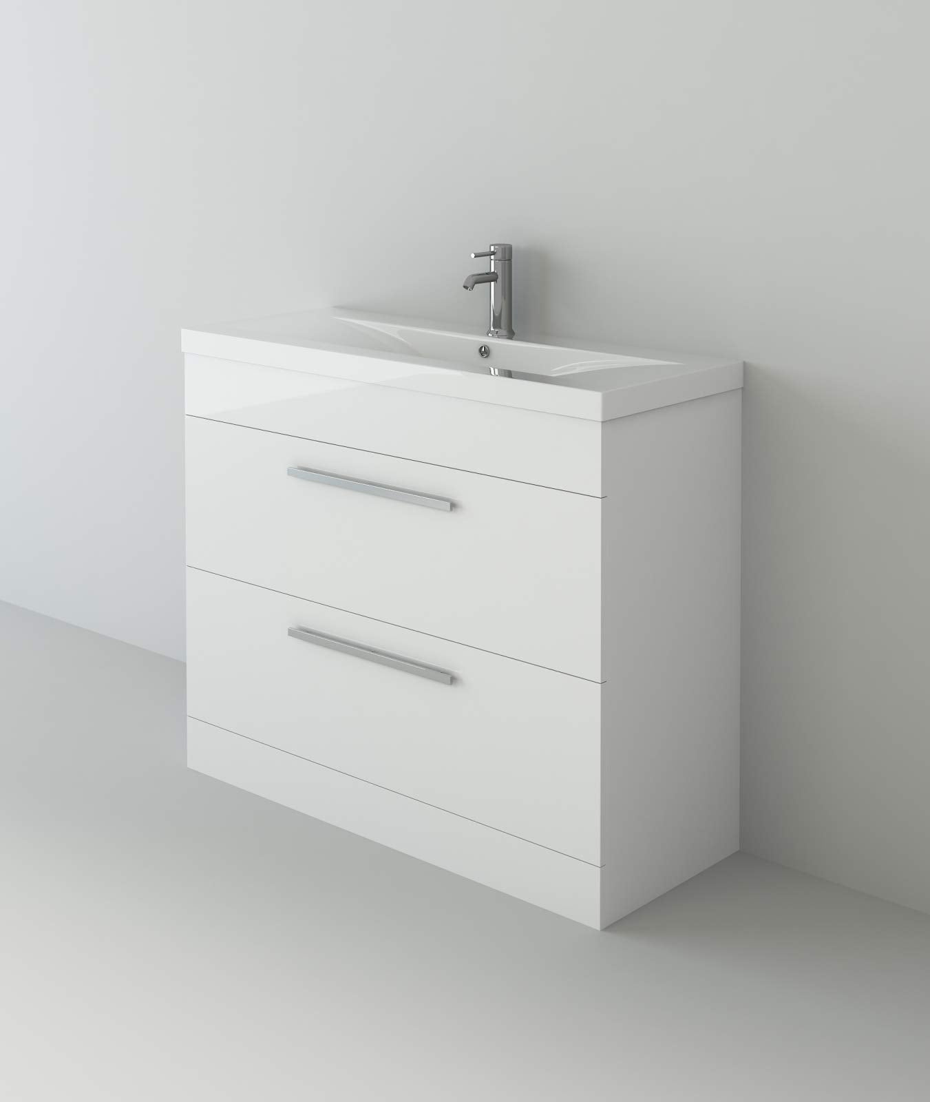 Desire Venus 1000 Mid Edged Basin Unit -2 Storage Section