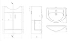 Rosina Single Ended 1700mm Bath, Toilet, Taps Bathroom Suite