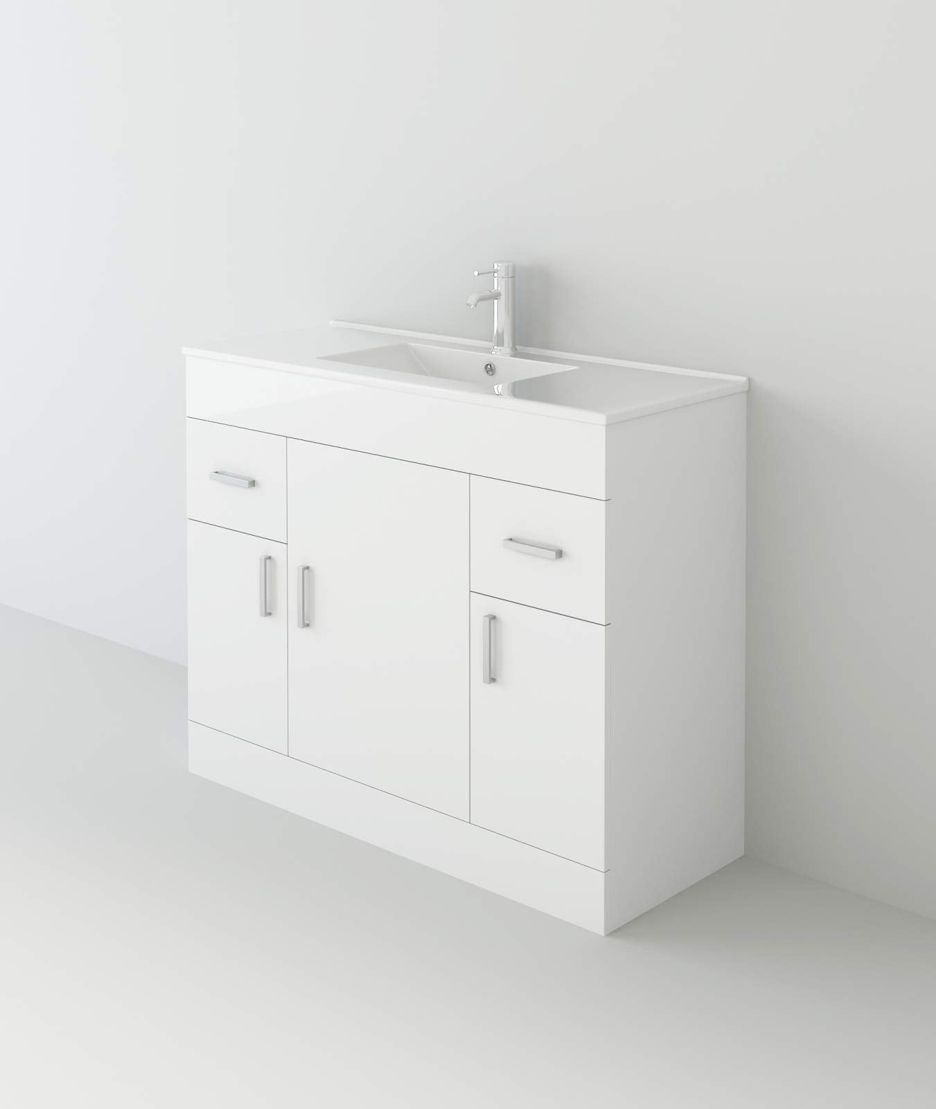 Sphinx 1000mm Vanity Sink Unit & Waterfall Basin Mixer Tap