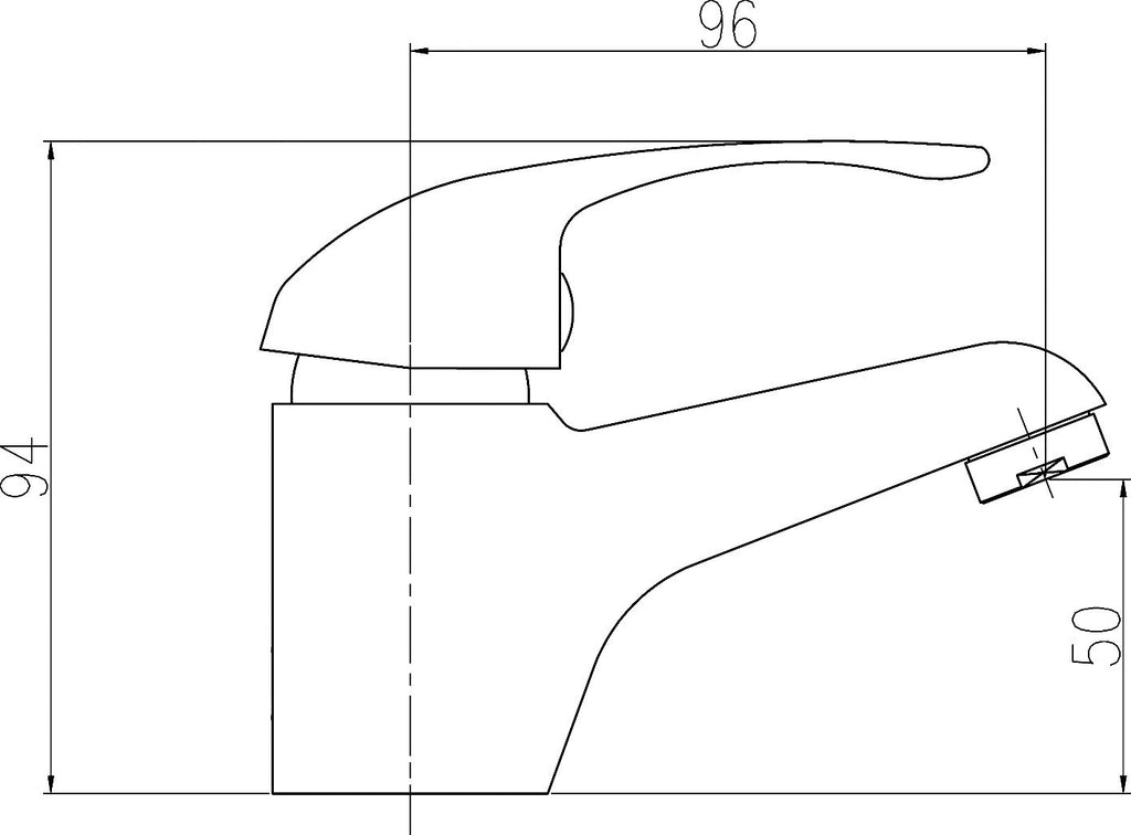 Linx 750mm Vanity Sink Cabinet Unit & Mono Basin Mixer Tap