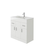 Desire Venus 800 White FS Unit and Slim-Edge Basin - (FLATPACK)