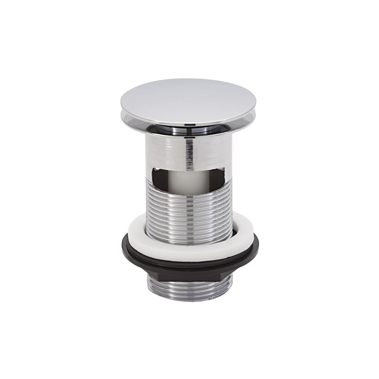 Full Dome basin waste chrome - unslotted