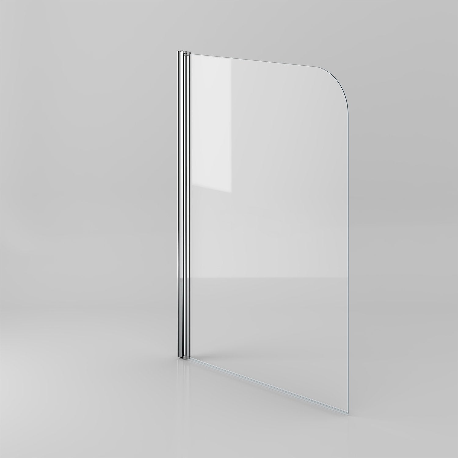 1000mm Modern Pivot Bath Shower Glass Screen Reversible Door Panel