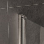 1000mm Modern Pivot Bath Shower Glass Screen Reversible Door Panel