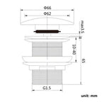 iBathUK Aqulen Cloakroom Basin Sink Mixer Tap, Bathroom Basin Mixer Taps with Modern Lever Handle Design, Chrome