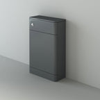 Denver WC Unit in Anthracite Grey Gloss, compact design for modern bathrooms. Buy now for stylish space-saving solutions.