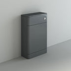 Denver WC Unit in Anthracite Grey Gloss, sleek bathroom storage, space-saving design, flat pack, modern home essentials