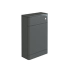 Denver WC Unit - Anthracite Grey Gloss, compact design. Ideal for small bathrooms. Buy now for stylish space-saving solutions.